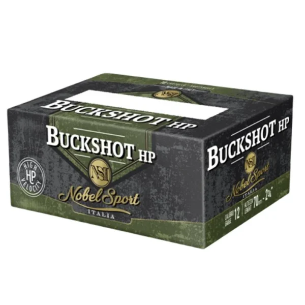Eurosports LLC Noble Sport Plumbum Buckshot Shotshells 12 ga 2-3/4" 12 pellet 1290 fps #00 250/ct (25-10/ct)