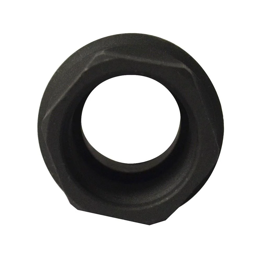 primary-44234 Yankee Hill Machine YHM SRX Short QD Flash Hider, black end view with hexagonal exterior