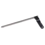 Volquartsen Extended Bolt Handle and Recoil Rod Assembly for 10/22 Black, angled view
