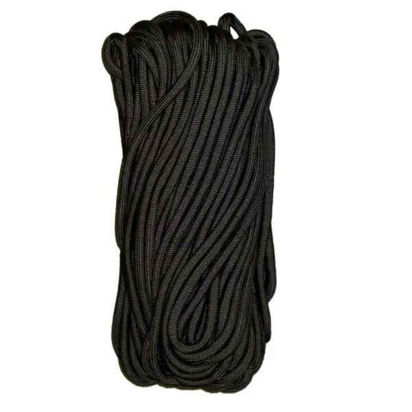 Military Products TacShield 550 Cord Paracord 50 ft Black
