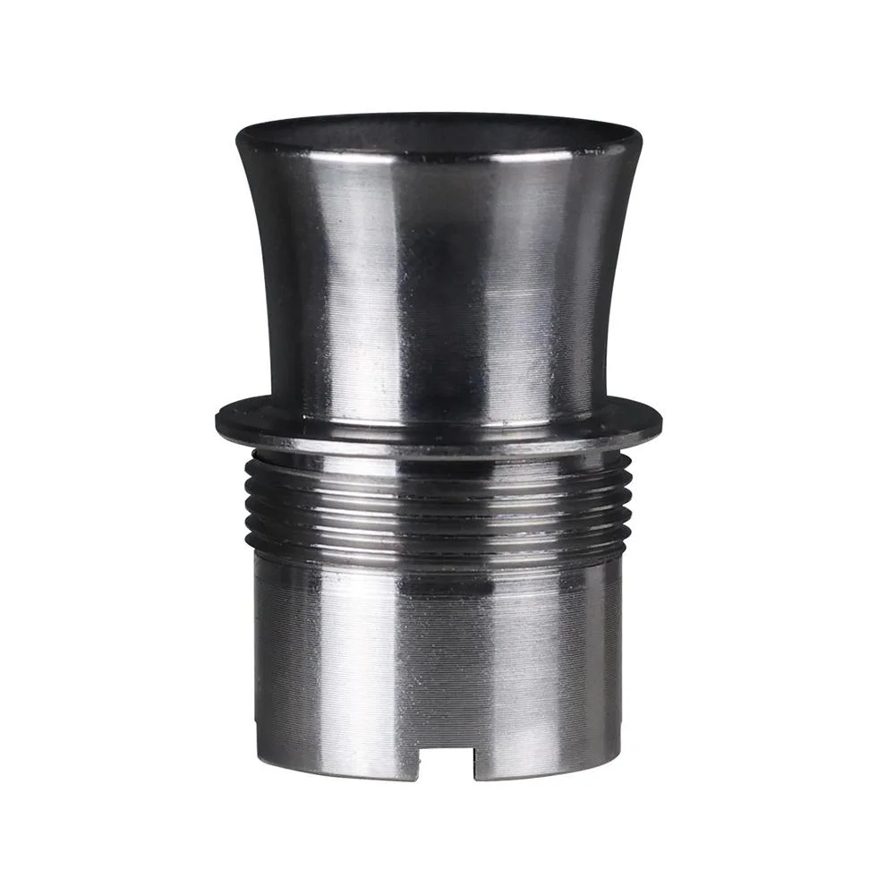 primary-44275 Yankee Hill Machine YHM Victra-12 Turkey Choke, silver front view with flared rim and threads