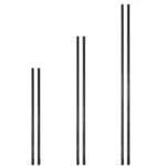 Yankee Hill Machine YHM Victra-20 Assembly Rods Kit, six black rods in three lengths