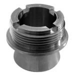 Yankee Hill Machine YHM Victra-20 Modified Choke, silver angled view with external threads