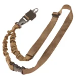 Military Products TacShield Shock Sling, coyote brown single-point sling with buckles