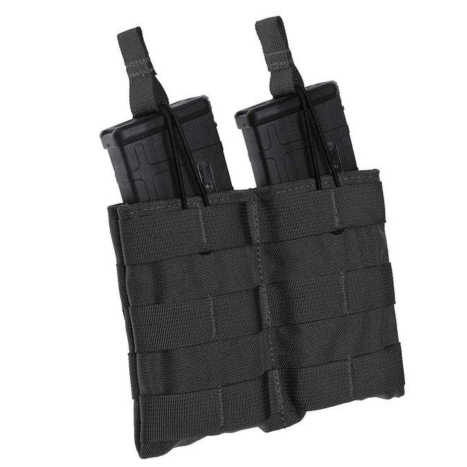 primary-44300 Military Products TacShield Double Speed Load Rifle Molle Pouch-Black