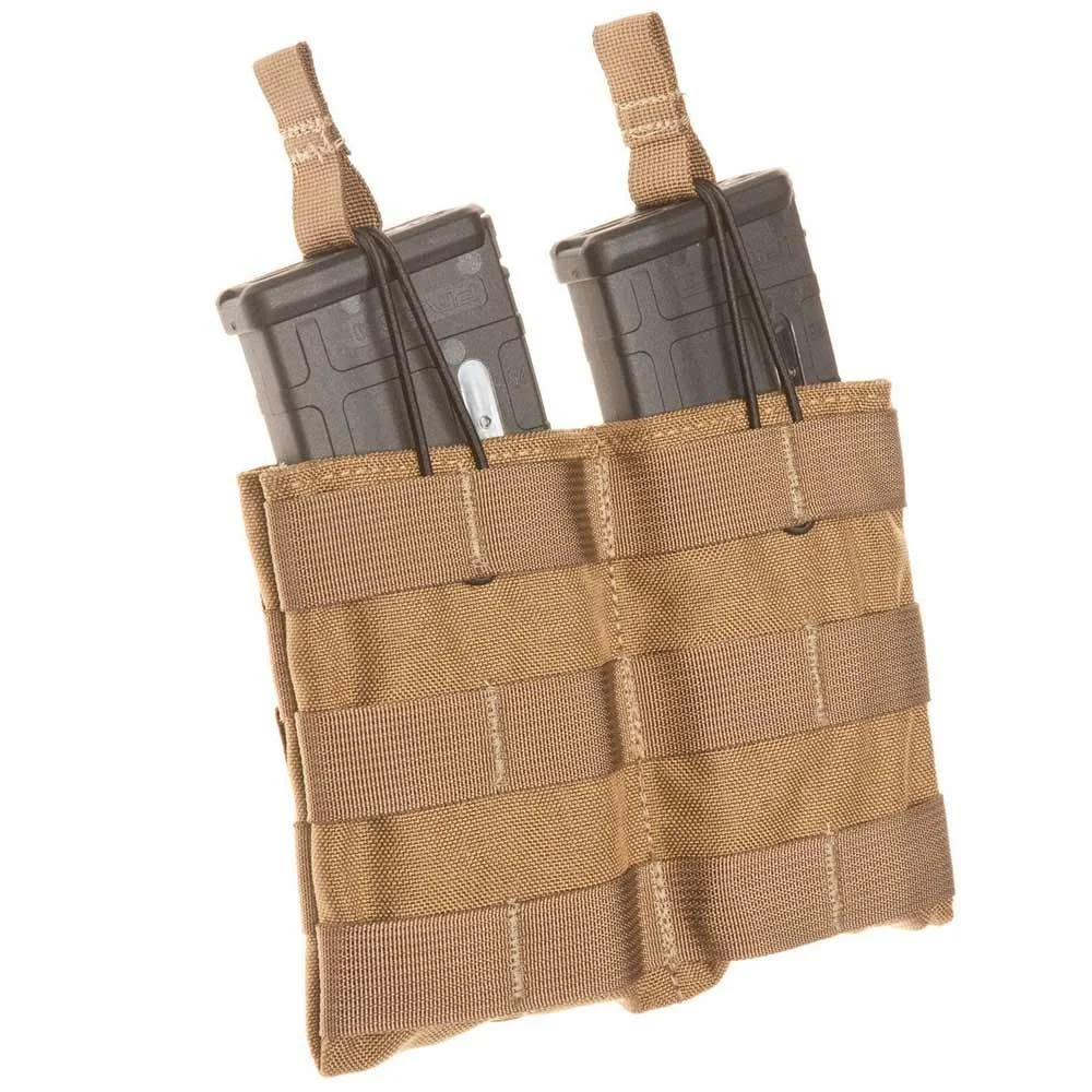primary-44303 Military Products TacShield Double Speed Load Rifle Molle Pouch-Coyote