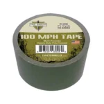 Military Products Tacshield 100 MPH Heavy Duty Tape 10 Yards OD Green, green roll with top label