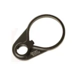 Military Products TacShield Sport Ridge AR-15 End Plate QD, dark metal plate with QD loop