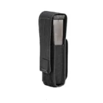 Military Products TacShield RZR Pouch, black front view with flap closure