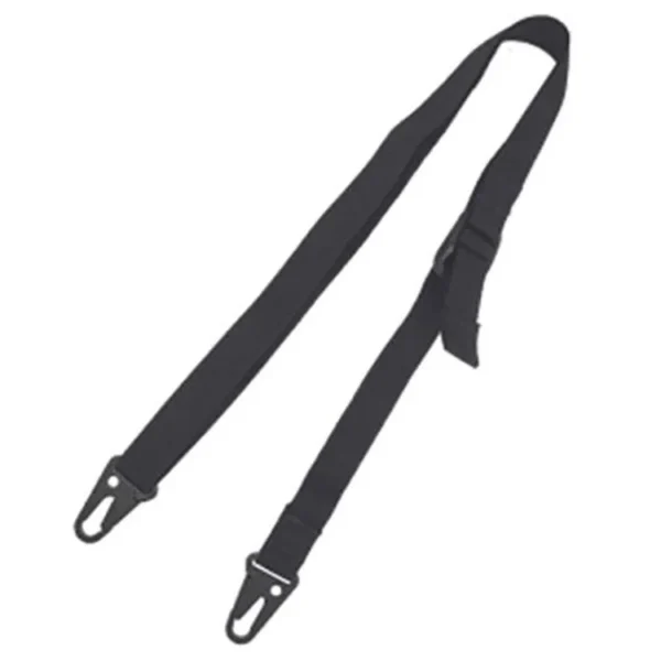 Military Products TacShield Sport Ridge 2 Point Rifle Sling, black sling with HK snap hooks