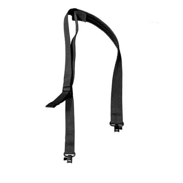 Military Products TacShield Buckhorn Tac-Grip Sling, black sling with padded shoulder section
