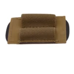 Military Products TacShield PRS Shell Holder Sling Attachment in coyote, front view with two loops