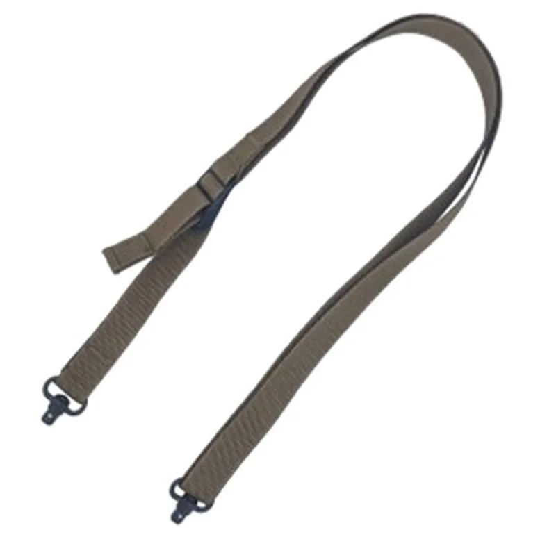 primary-44343 Military Products TacShield Sport Ridge 2 Point Rifle Sling, coyote brown with QD swivels