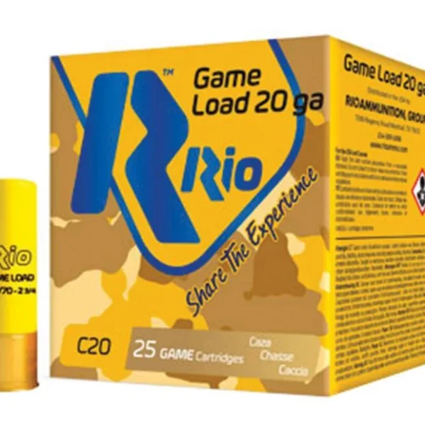 Rio Outdoors Corp Rio Field Low Recoil Shotshells 20 ga 2-3/4" 1oz #7.5 1180 fps 25/ct
