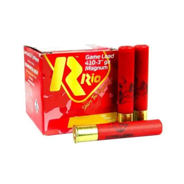 Rio Outdoors Corp Rio Heavy Field Shotshells .410 ga 3" MAX 1 1/16 oz #8 1150 fps 25/rd