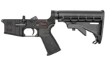 SPIKE'S Complete Lower M4 STK black left-side view with pistol grip and adjustable stock