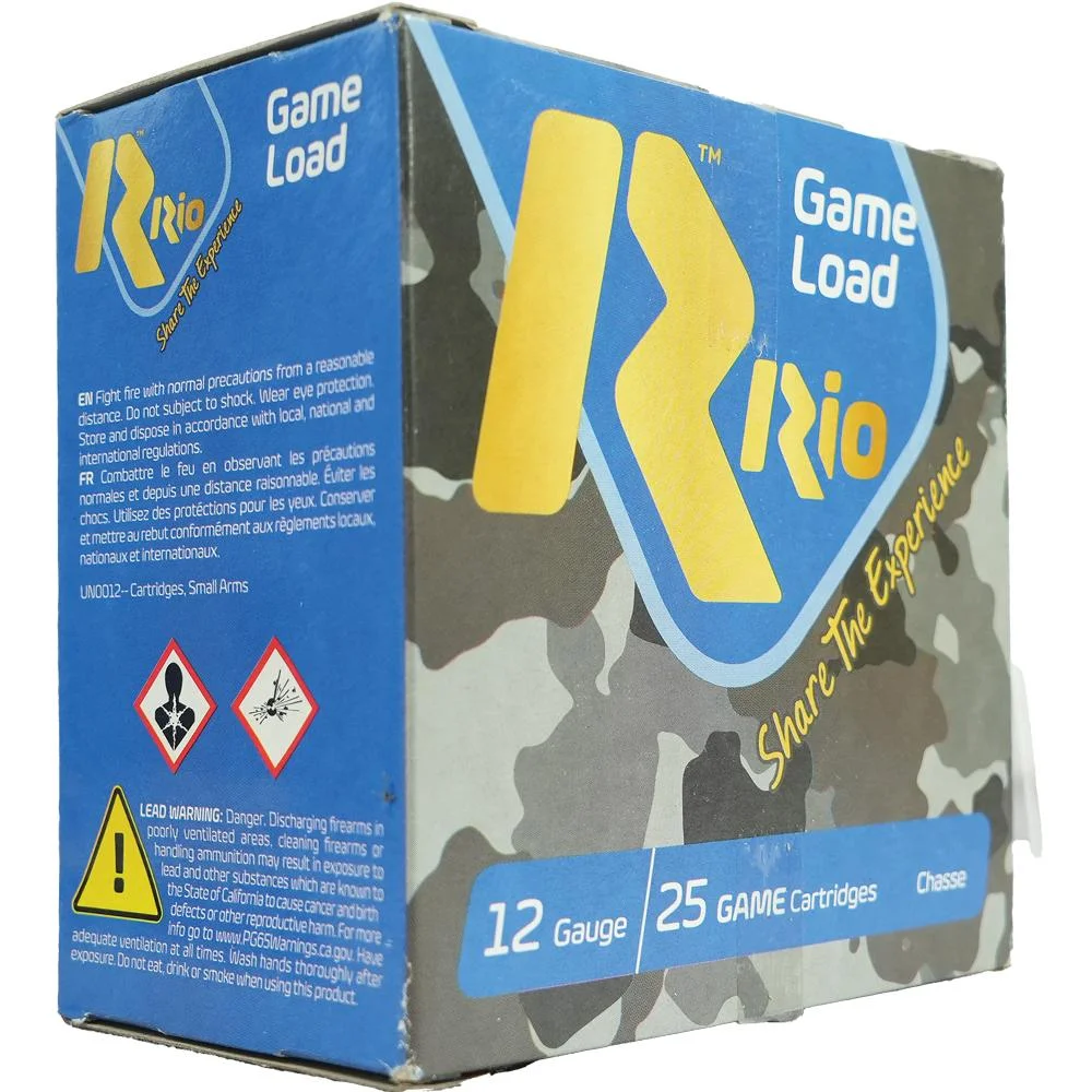 primary-44404 Rio Outdoors Corp Rio Top Game HV Shotshells 12 ga 2 3/4" 3 3/4 dr 1 1/4 oz #5 1330 fps 25/ct