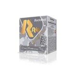 Rio Royal Buck Home Defense Shotshells, gray box in angled front and side view