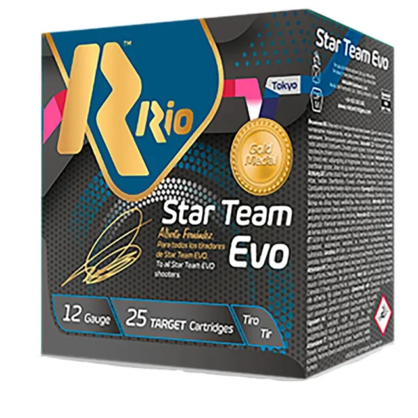 Rio Outdoors Corp Rio Star Team Evo Spreader 32 Shotshells 12ga 2-3/4" 1-1/8oz 1250 fps #8.5 25/ct