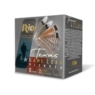 Rio Outdoors Corp Rio Texas Game Blended HV Lead Load Shotshells 12ga 2-3/4" 1-1/4oz 1350 fps #7.5&9 25/ct
