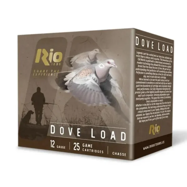 Rio Outdoors Corp Rio Dove Load Shotshells 12 ga 2.75" 1-1/8oz #7.5 1200 fps 25/ct