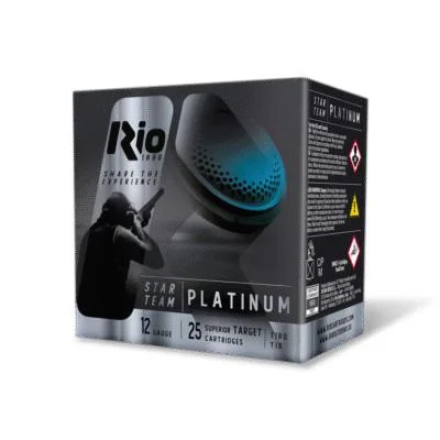Rio Outdoors Corp Rio Star Team Evo Platinum Shotshell 12ga 2-3/4" 1-1/8"oz 1235 fps #7.5 25/ct