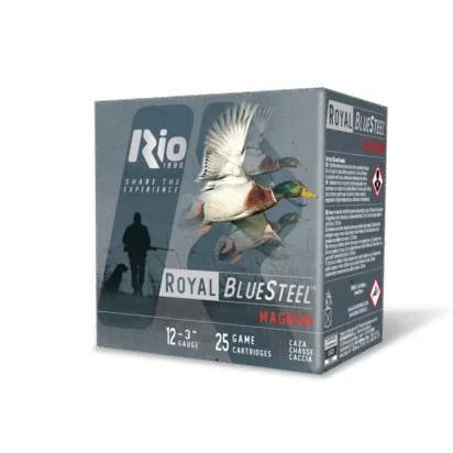 Rio Outdoors Corp Rio Royal BlueSteel Magnum High Velocity Shotshells 12ga 3" 1-1/5oz 1450 fps #3 25/ct