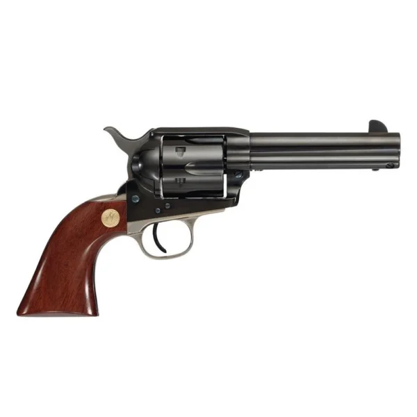 Cimarron Fac Cimarron Pistoleer Handgun .45 Colt 6rd Capacity 4.75" Blued with Walnut Grip Steel Backstrap & Trigger Guard