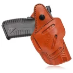 Tagua Gun Leather Tagua Leather 4in1 IWB Holster with Snap for S&W J Frame Brown RH
