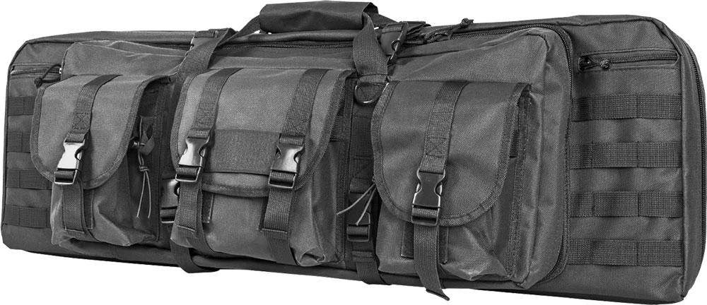 primary-44567 NcSTAR Inc. VISM by NcSTAR DOUBLE CARBINE CASE/URBAN GRAY/36 IN