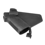NcStar VISM AR Featureless Grip Mod 2, black angled side view with textured grip and thumb rest