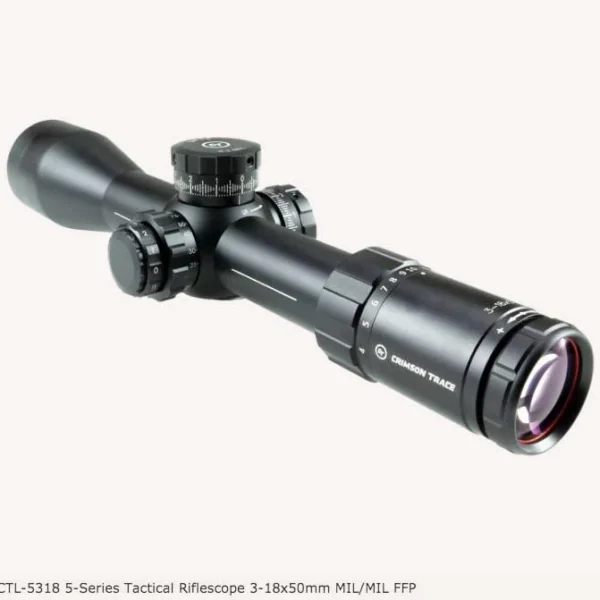 Crimson Trace Corporation Crimson Trace 5-Series Tactical Riflescope 3-18x50mm MIL/MIL FFP w/MR1-MIL Illum Reticle