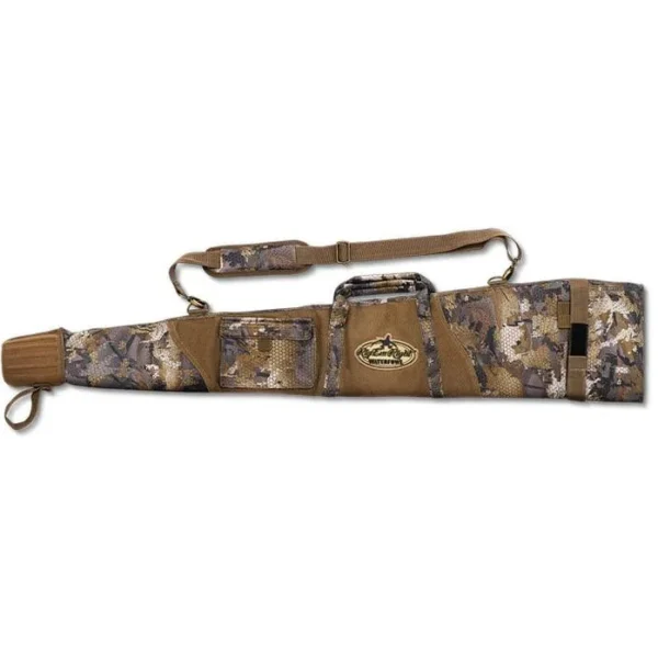 Rig'Em Right Flashpoint Floating Gun Case Optifade Timber, camouflage side view with carry strap