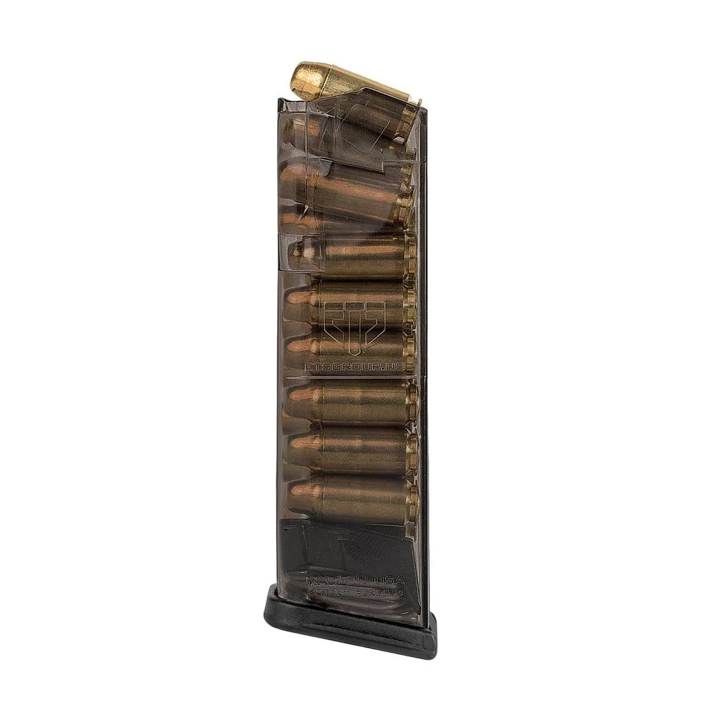 primary-44609 ELITE TACTICAL SYSTEMS GROUP Elite Tactical Systems Carbon Smoke Handgun Magazine for Glock 22 .40 S&W 16/rd