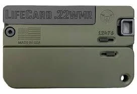 Trailblazer Firearms LifeCard .22 WMR Single Action Handgun Bazooka Green