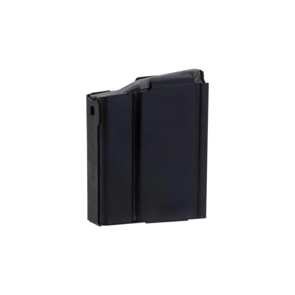 Check-Mate M1A / M14 Compatible Rifle Magazine, angled view of black metal body