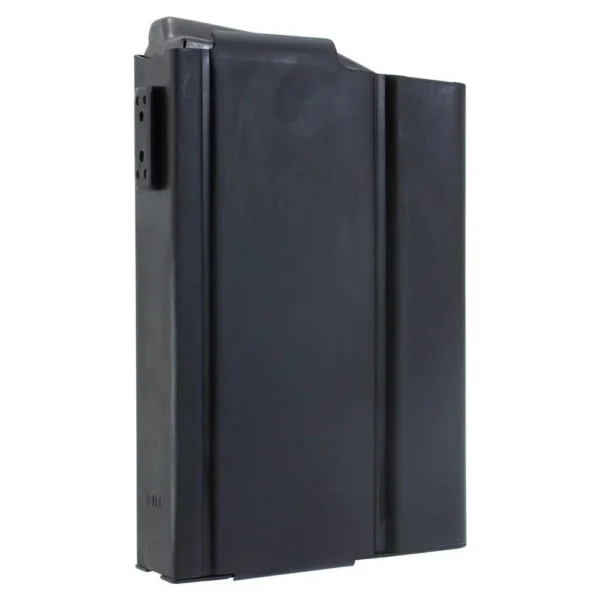 Check-Mate M1A / M14 Compatible Rifle Magazine, black metal magazine in angled view
