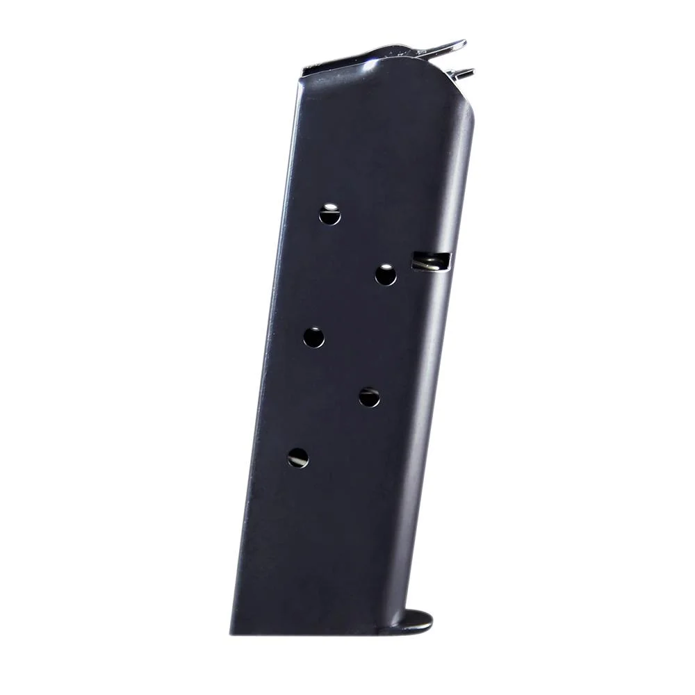 primary-44705 Check-Mate Full Size 1911 Handgun Magazine, black side view with witness holes