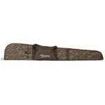 Rock Ridge Outdoors Cupped Floating Gun Case, Mossy Oak Bottomland side view with carry handle
