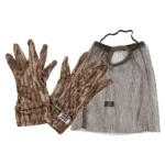 Rock Ridge Outdoors The Grind Face Mask and Glove Combo, camouflage gloves and mesh face mask