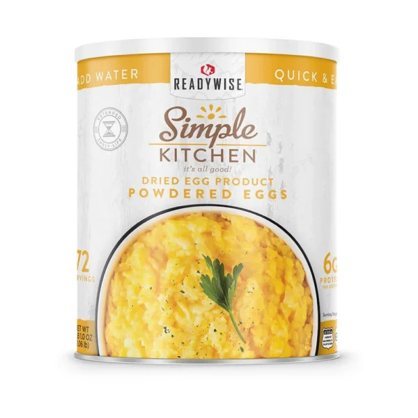 ReadyWise Company Readywise Simple Kitchen Powdered Eggs 72 Serving