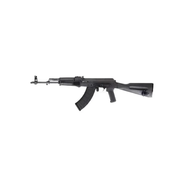 DPMS Anvil AK-47 rifle, right-side view with black furniture and curved magazine