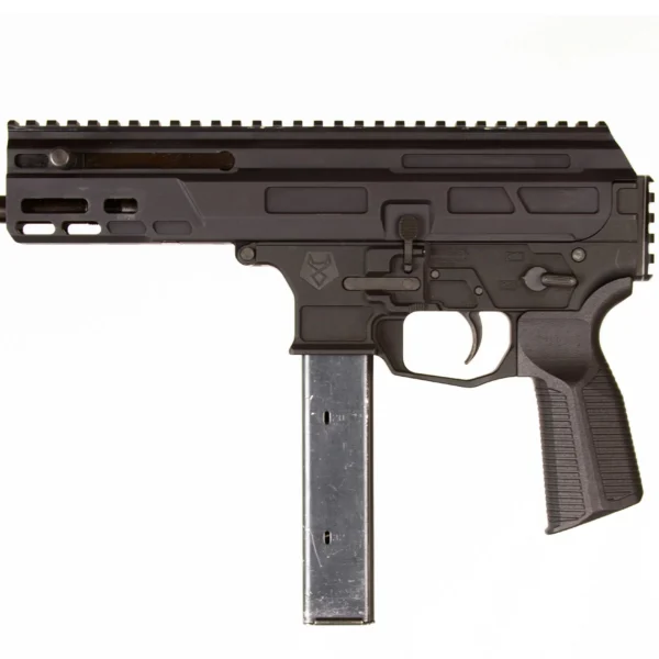 10 Ring Matador Arms MAT9-K Roller Pistol 9mm Luger 32rd Magazine 5.5 Barrel Colt Magazine Compatible Black