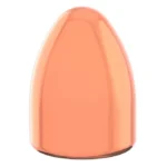 Accura Outdoors Precision-Bond Pistol Bullets orange round-nose bullet, front view
