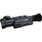 Pard Ocelot Thermal Imaging Rifle Scope with LRF 640-50, black right-side view with eyecup