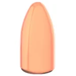 Accura Outdoors Precision-Bond Handgun Bullets, copper-colored round-nose bullet, front view