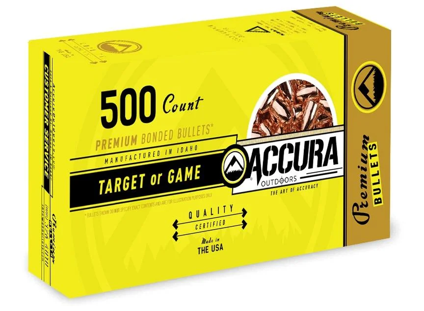 primary-44838 Accura Bullets Accura Premium Powerbond Bullets 9mm .356" 124 gr RN 500/ct