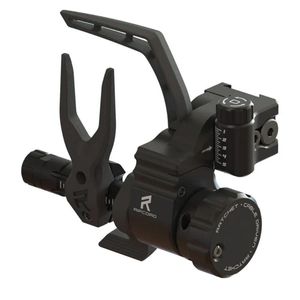 Pure Archery Group Ripcord Ratchet Cable Driven Arrow Rest IMS Mount Micro Adjustable RH