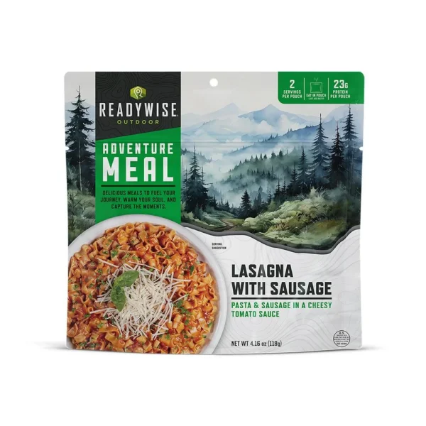 ReadyWise Company Readywise Lasagna with Beef Single Pack