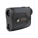 German Precision Optics GPO Rangetracker 2000 black rangefinder, angled front view